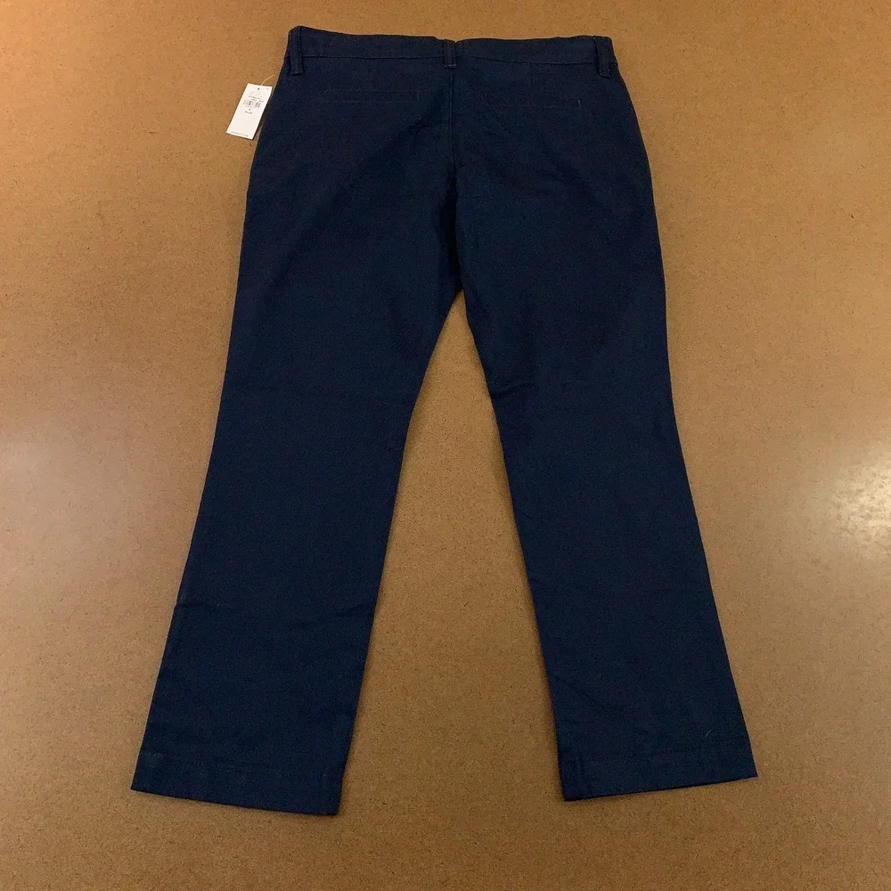 Old Navy Girls Size 8 Plus Blue Stretch School Uniform Skinny Pants NWT